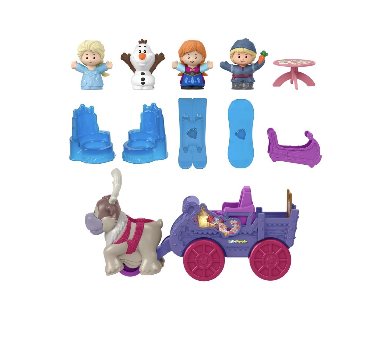 ⭐️Fisher-Price Little People Disney Frozen Arendelle Adventures Playset