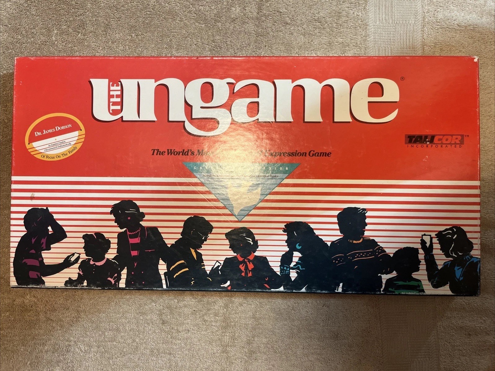 VTG The Ungame, Christian Version. 1989 By Talicor, Creator Dr Dobson, Made USA