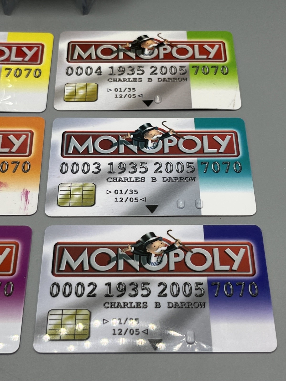 2005 Monopoly Electronic Banking Unit Replacement w/ 6 Credit Cards