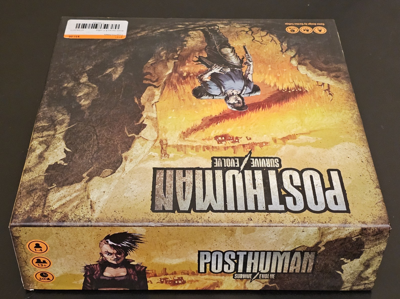 Post Human Survive / Evolve Board Game W/ Defiant Expansion – Good Condition