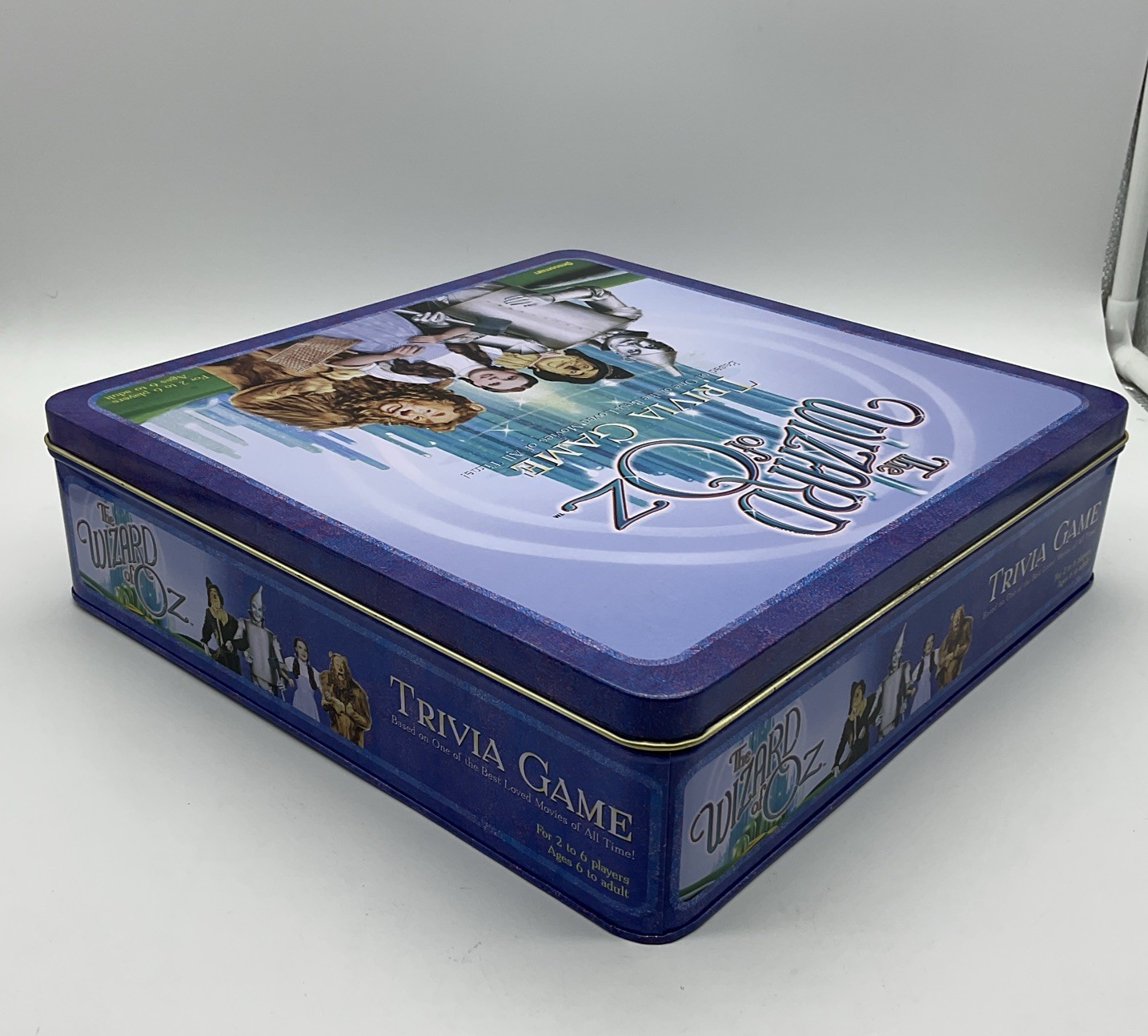 1999 Pressman Wizard of Oz Trivia Game Collectible Tin – Open Box Sealed Pieces