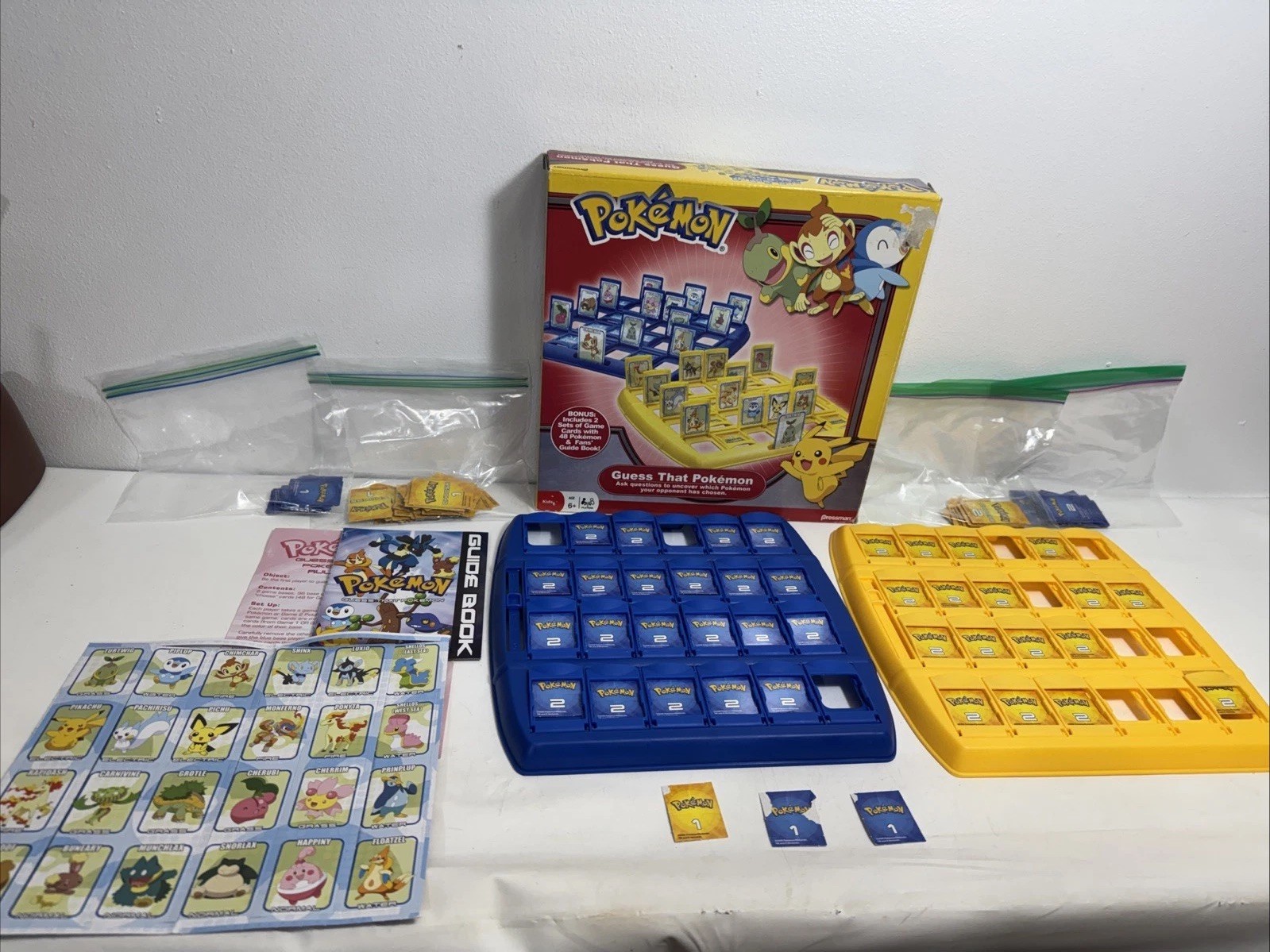 Guess That Pokemon Guess Who Board Game 2009 Pressman READ