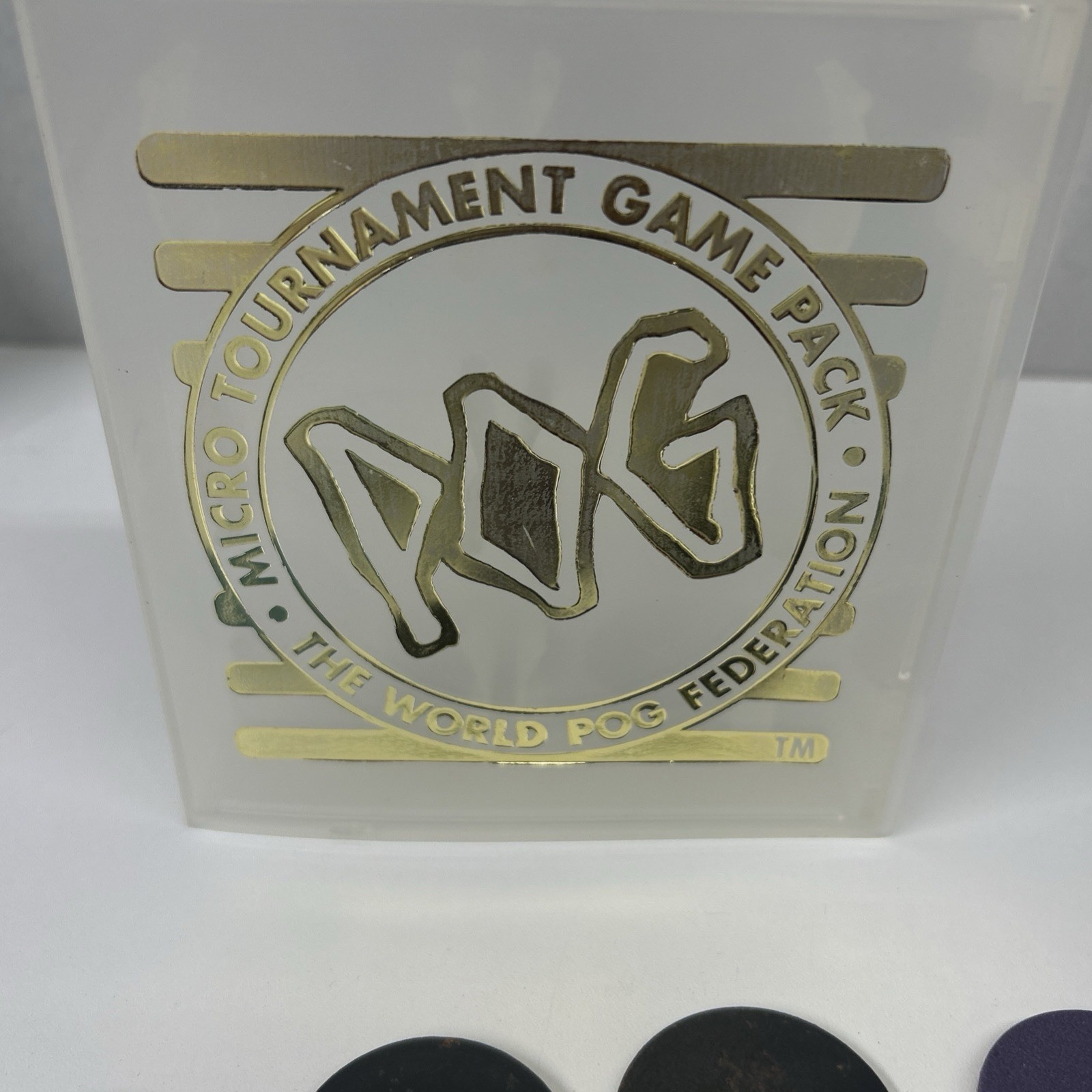 1990s Vintage POG all Metal Slammer Lot Of 10 Psychedelic Holographic Designs