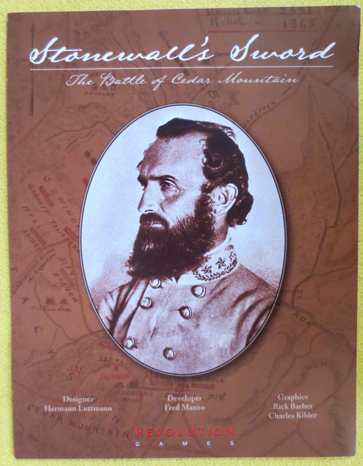 Stonewall’s Sword – The Battle of Cedar Mountain Revolution Games 2015 unpunched