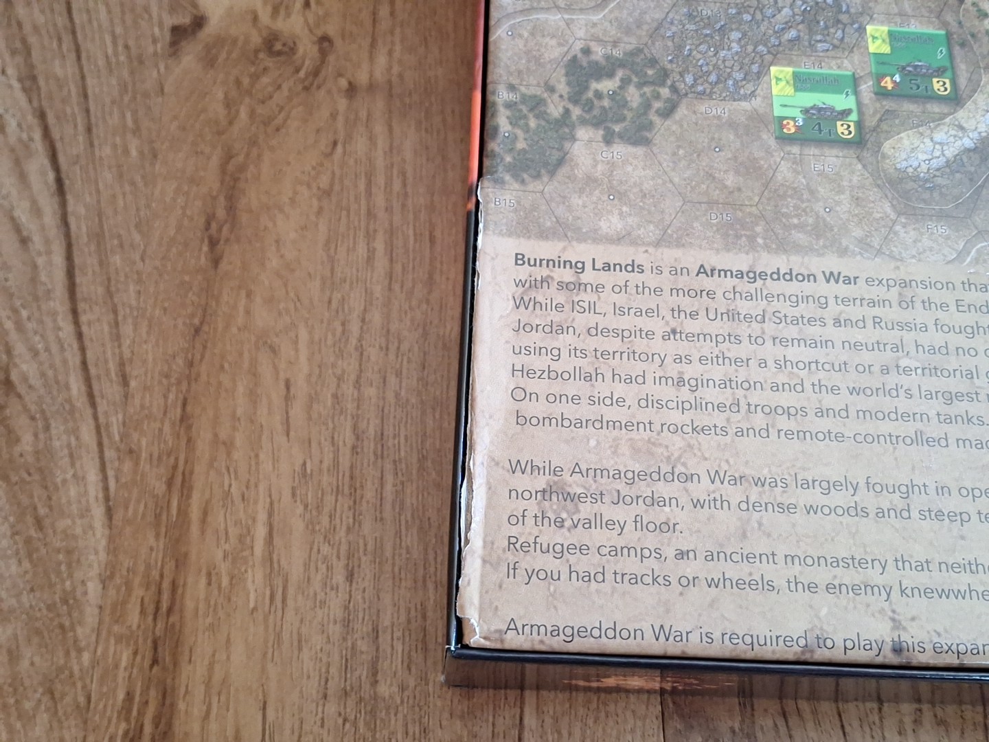 Flying Pig Games The Burning Lands Armageddon War Expansion Unpunched
