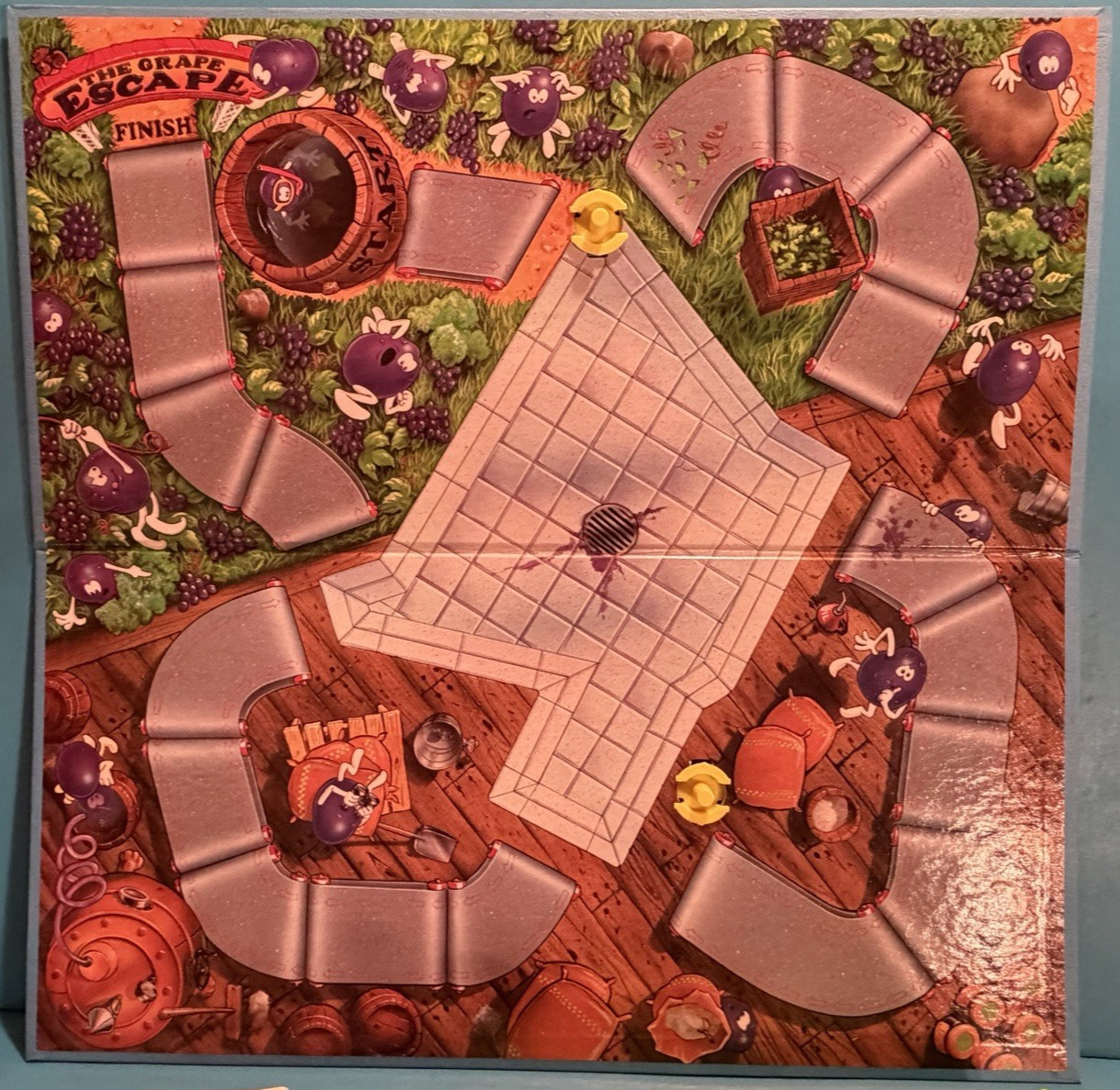 VINTAGE The Grape Escape Game COMPLETE NO DOUGH Parker Brothers 1992 90’s Kids