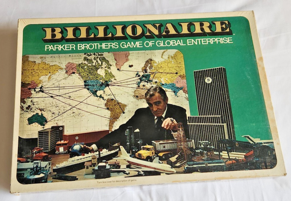 Millionaire (1973) Age 10 to Adult , 2 to 4 players Table Top Board Game