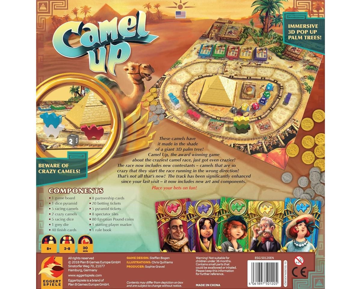 Z-Man Games ASMODEE EDITIONS Camel Up 2.0 [ZMGPG3070]