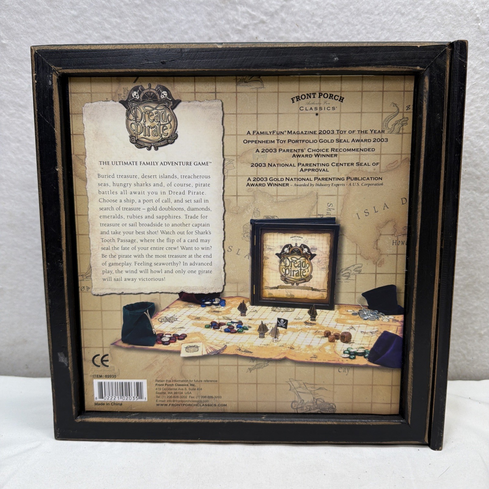 Front Porch Classics Dread Pirate Game Bookshelf Edition Board Game