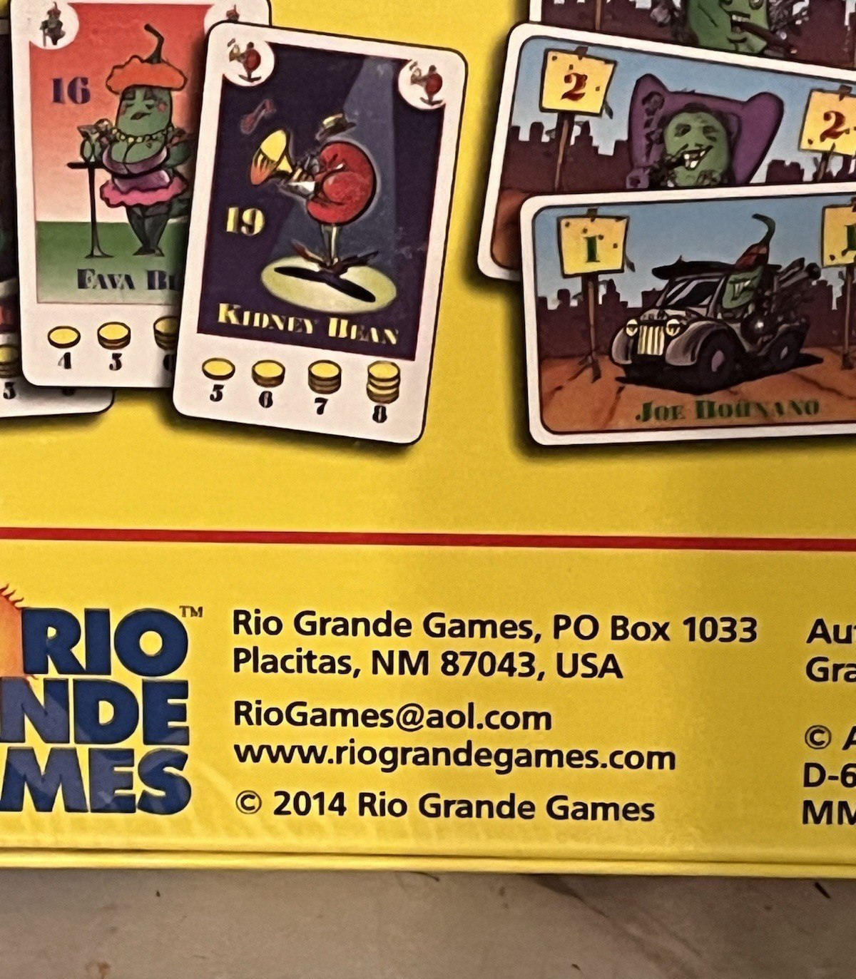 Bohnanza Ladies & Gangsters-New Rio Grande Games-New Sealed