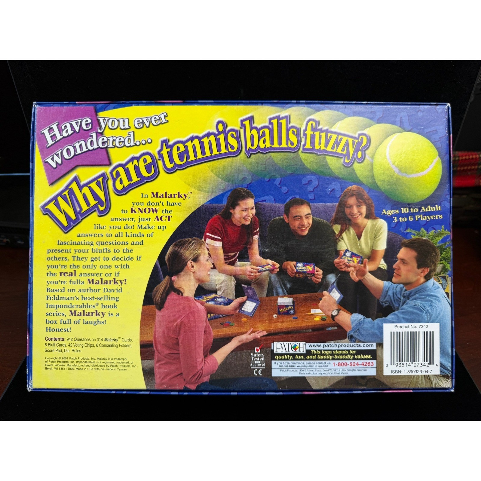 Malarky Board Game Patch Products Imponderables Bluffing Party Game 7342 – Whole