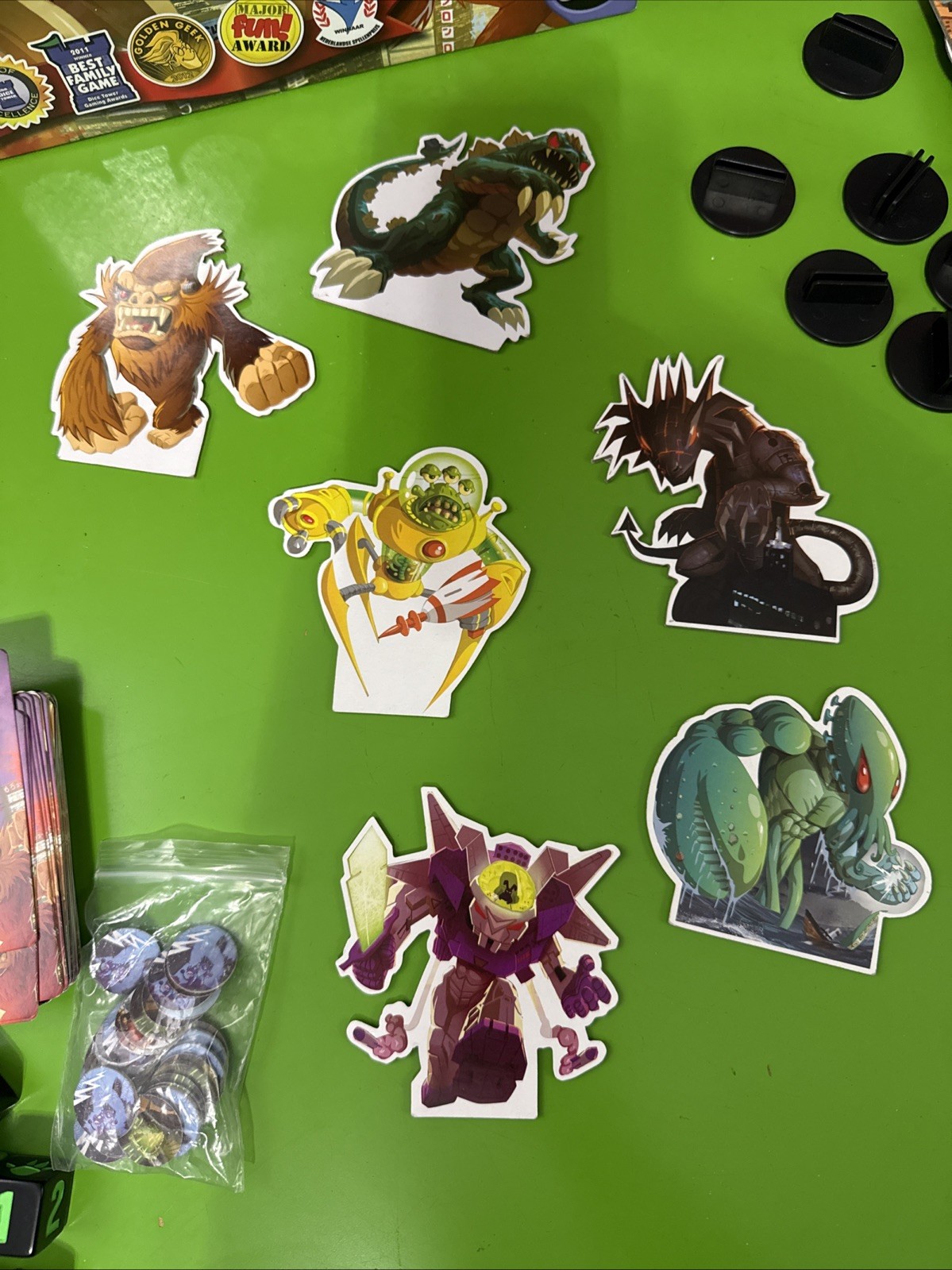 KING OF TOKYO Game Richard Garfield 100% Complete (2014 Iello)