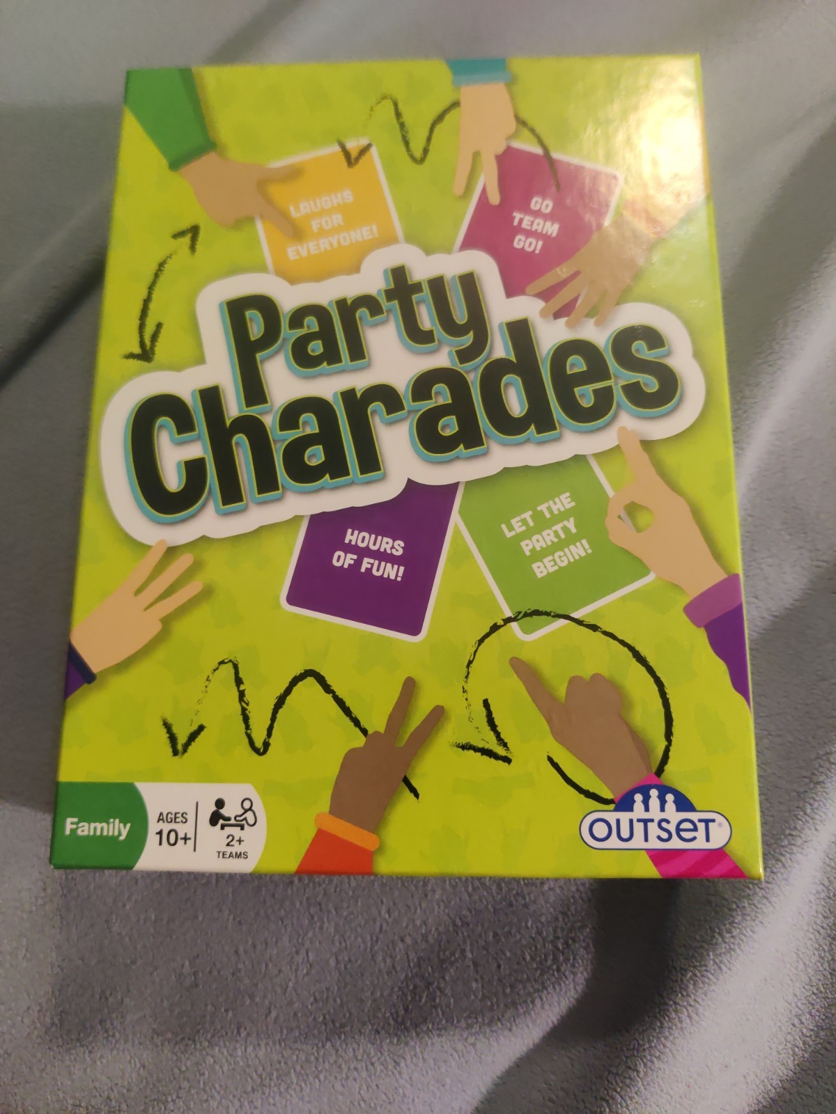 Party Charades Game 500 Charades for Kids Adults and Family Outset