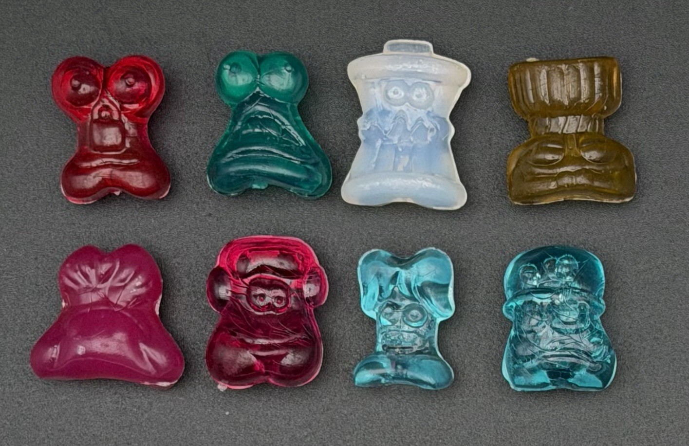 Lot 8 Classic Hielocos Coca-Cola Series 1 Crazy Bones Brazil 1990s