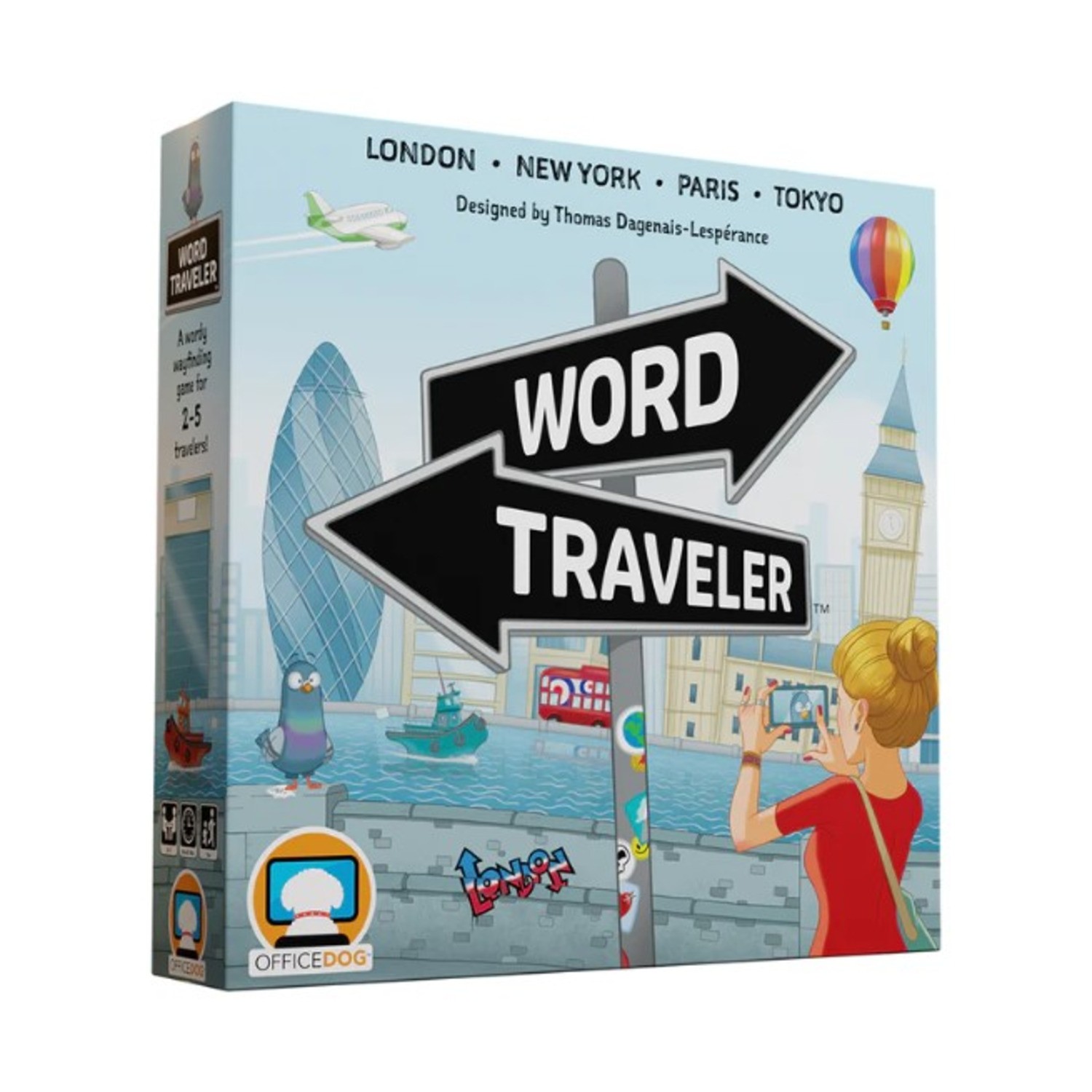 Office Dog Family Games Word Traveler Box SW (New)