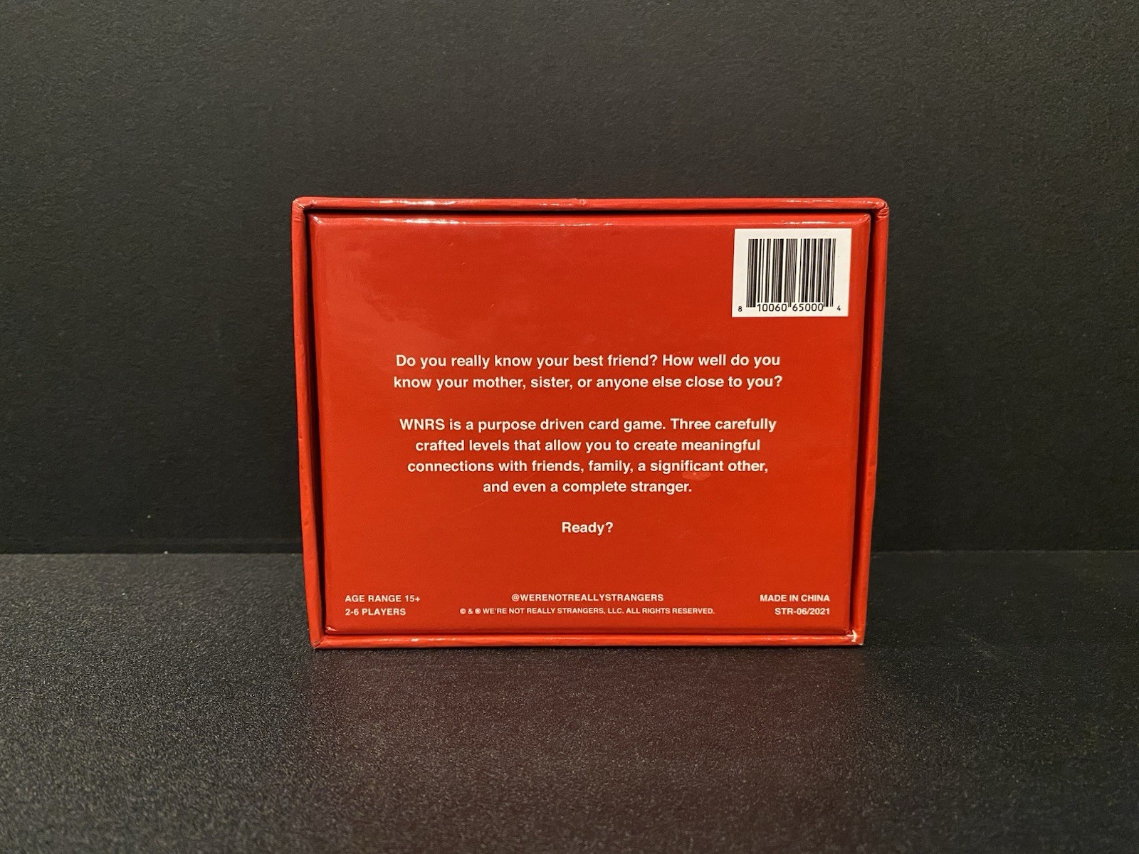 We’re Not Really Strangers Game of Meaningful Connections Open Box Cards Sealed