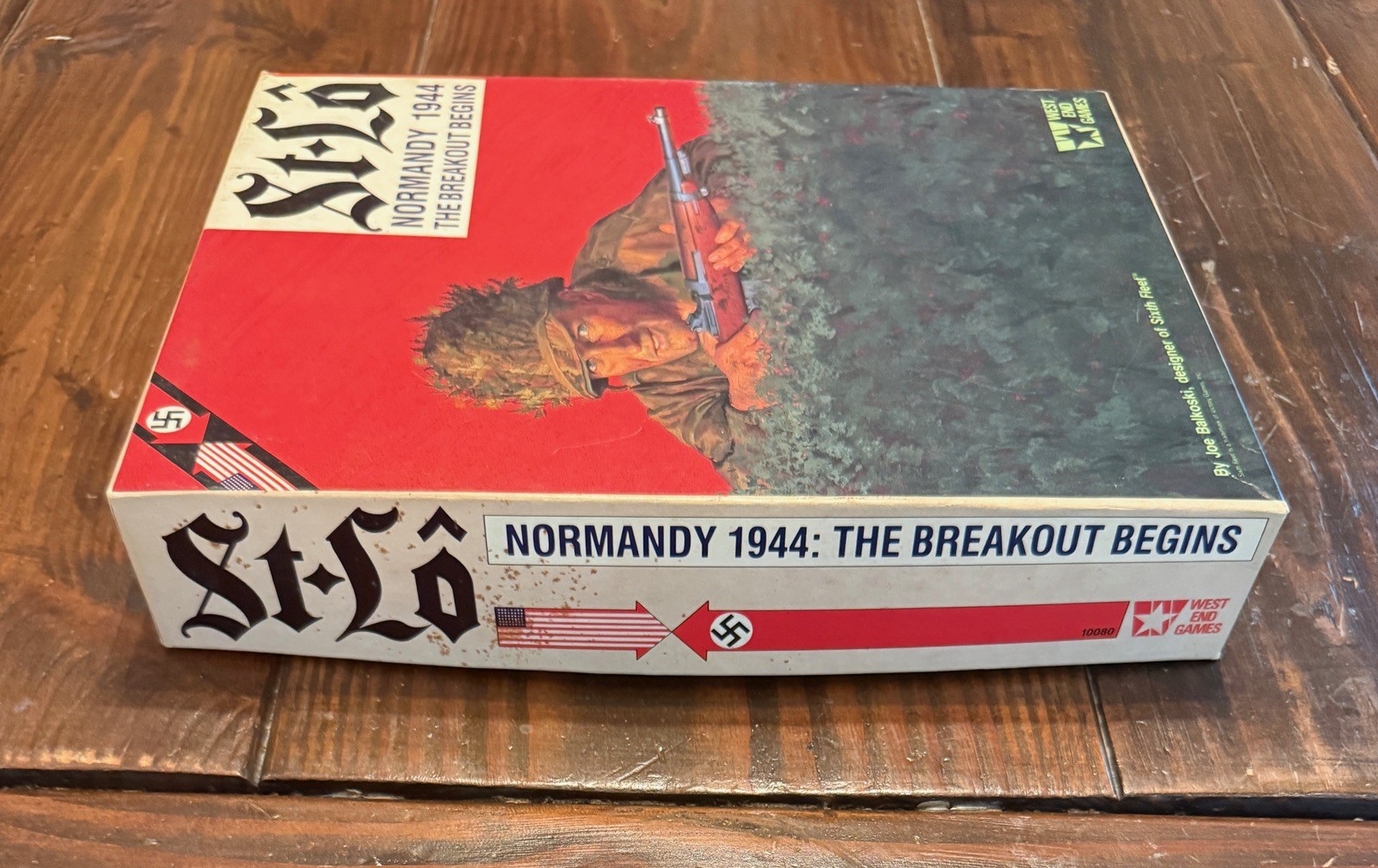 West End Games St. Lo Normandy 1944 Board Game 1986 Unpunched