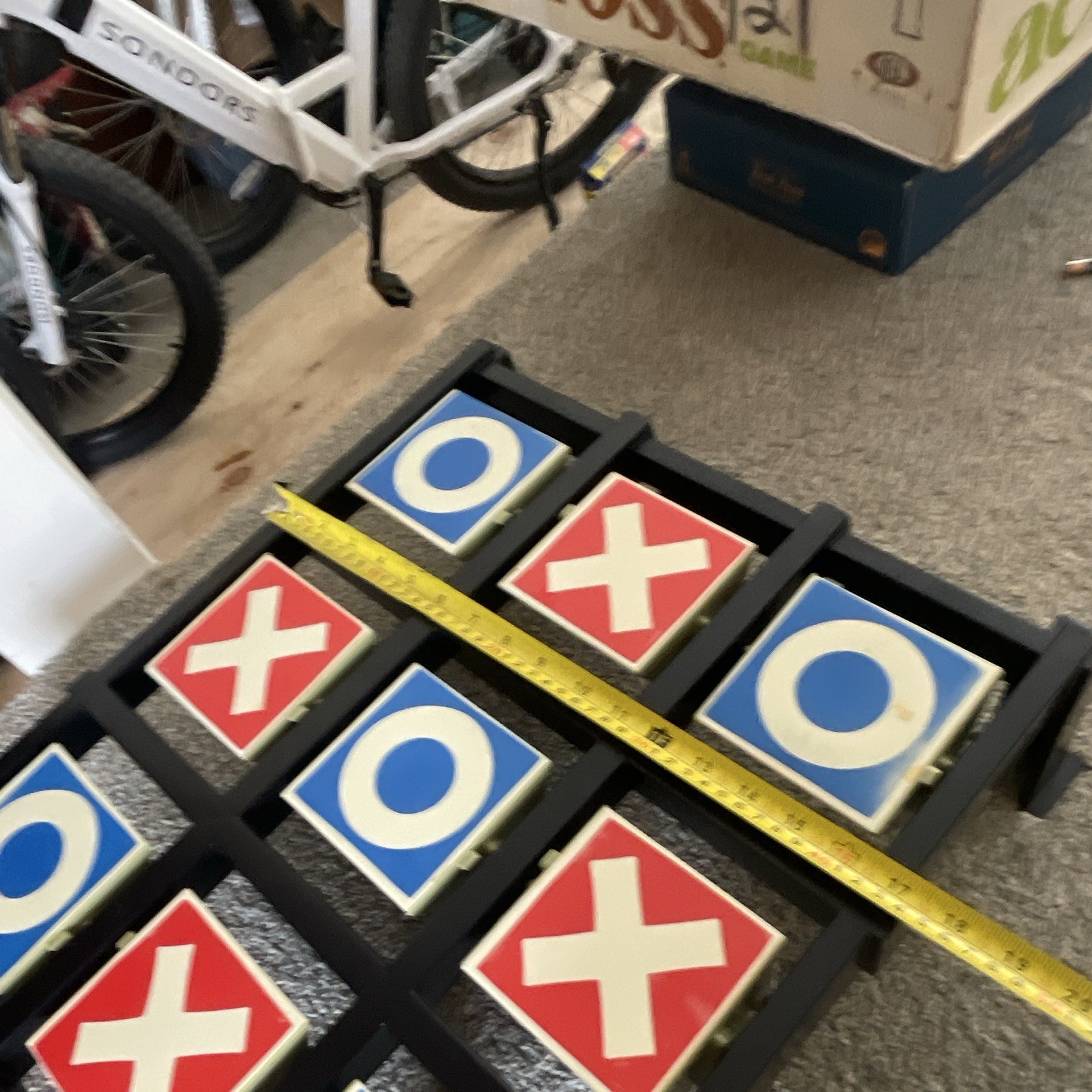 Ideal Toss Across Vintage Tic-Tac-Toe Game 2 Players Ages 6+ 1969 MPN 2112-1