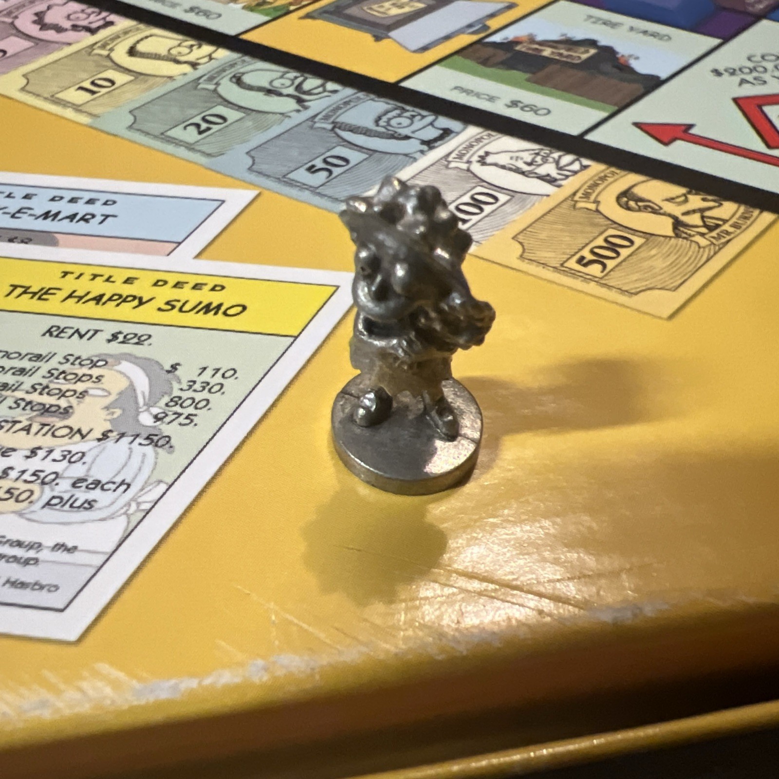 THE SIMPSONS MONOPOLY Complete With 4 Extra Mail-In Pewter Character Tokens RARE