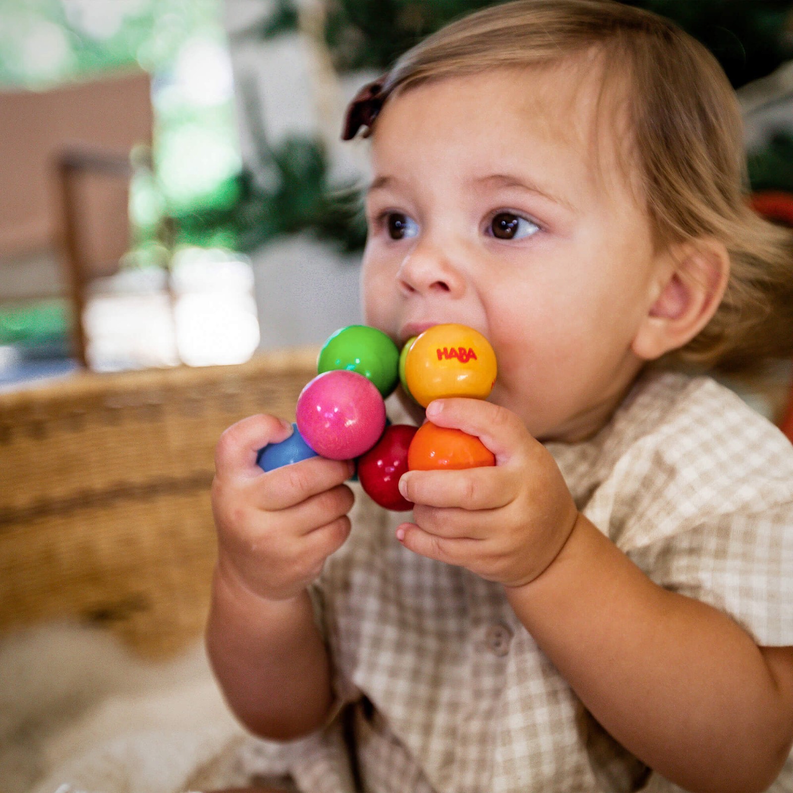 HABA Magica Wooden Baby Grasping & Teething Toy