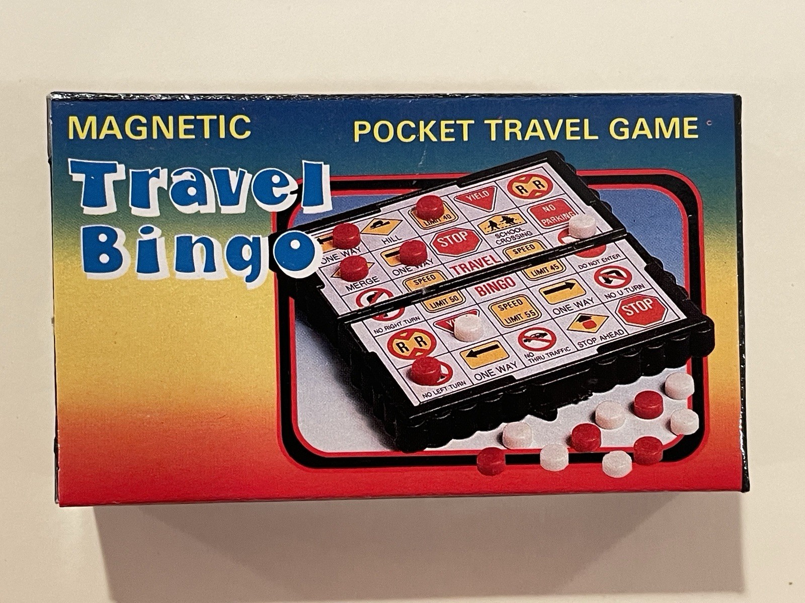 Vintage Mini Magnetic Travel Game Travel Bingo Theme Pocket Game