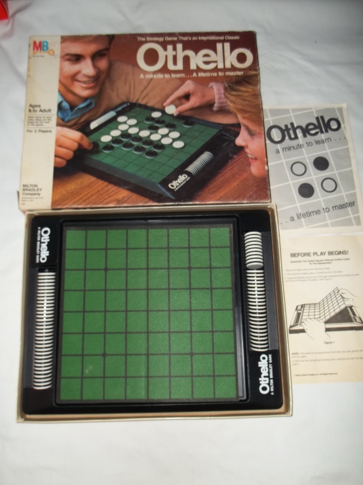 VTG Othello Milton Bradley 1986 COMPLETE game