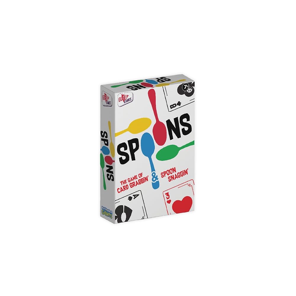 Spoons Card Game Multi Player for Kids Ages 7