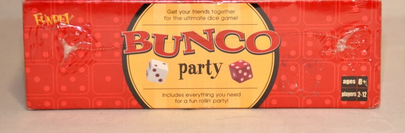 Fundex Bunco Party Dice Game – 2 to 12 Players – 2004 – New