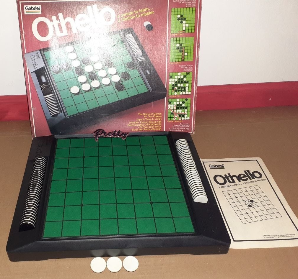 Vintage 1974 Othello Game By Gabriel