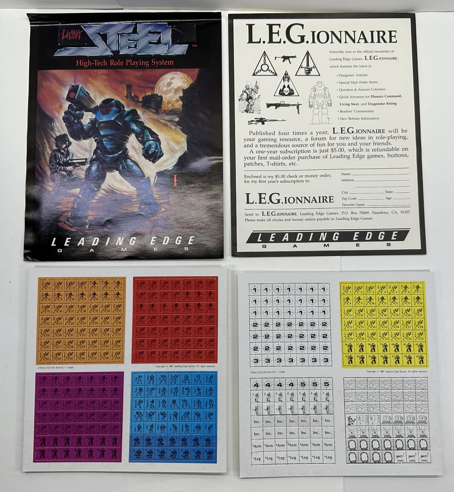 Leading Edge Games Dragonstar Rising No. 10400 *Unpunched*