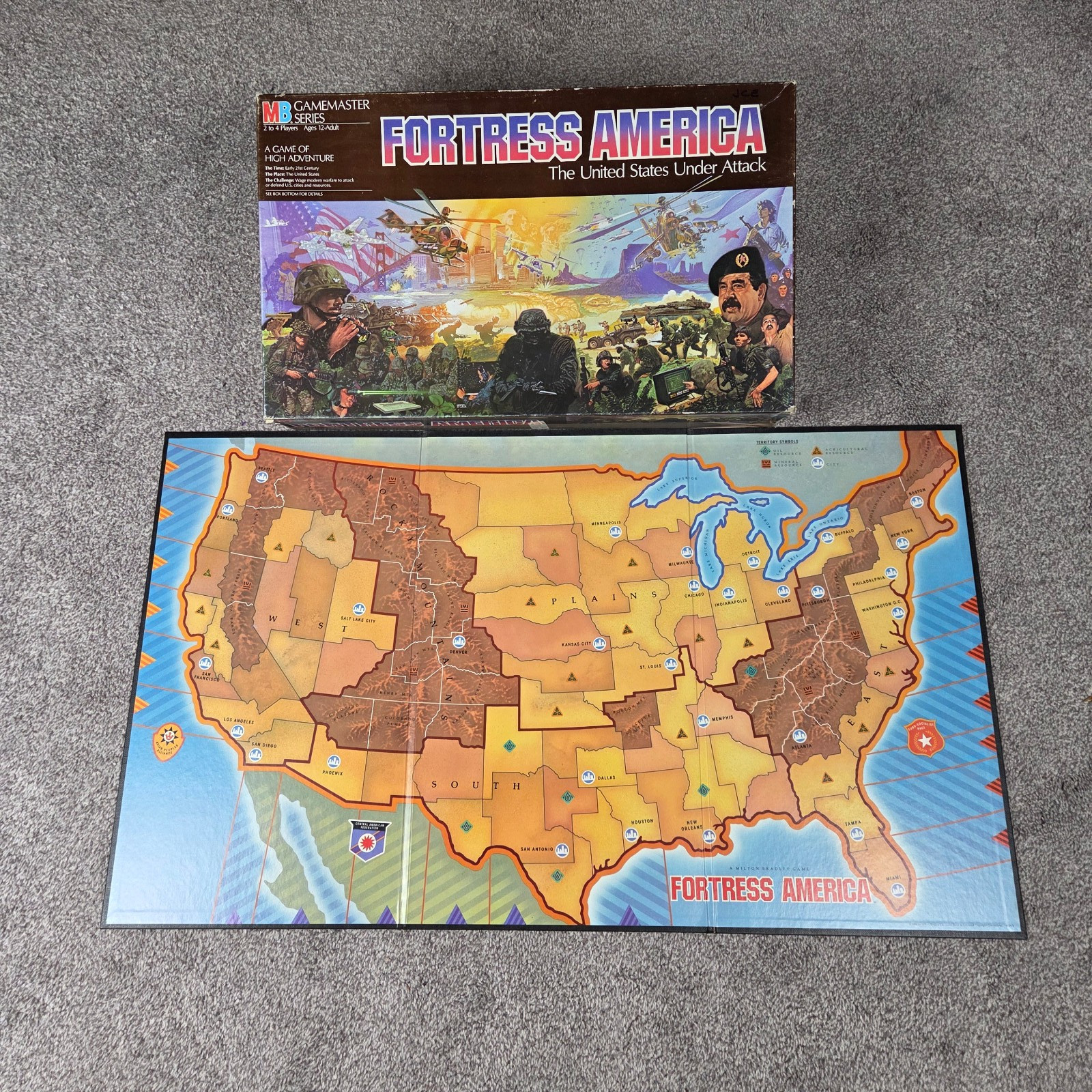 Vintage Hunt For Red October Red Storm Rising Fortress America – Board Game LOT