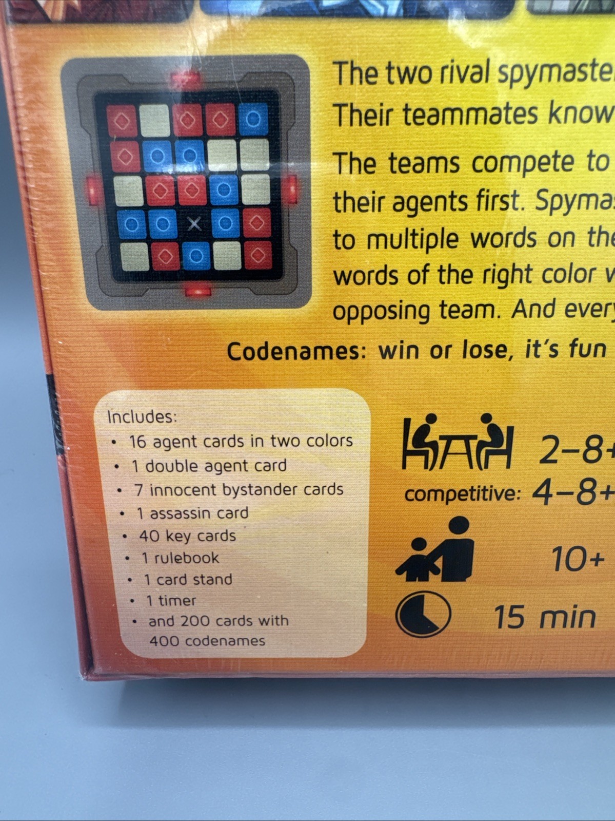 Czech Games Edition Codenames Vlaada Chvatil Party Game Spymaster Agents Clues