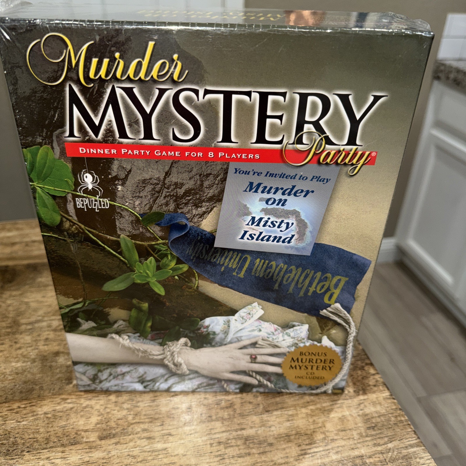 Murder Mystery Murder On Misty Island Dinner Party Game Sealed NEW