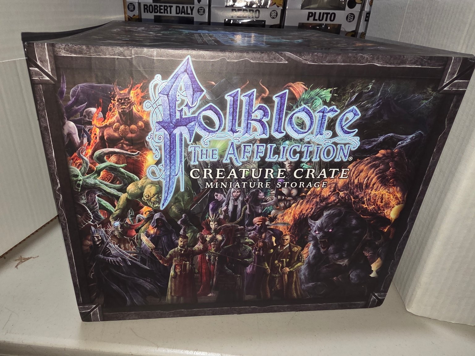 Folklore: The Affliction Creature Crate Miniature Storage Greenbrier Games 2020