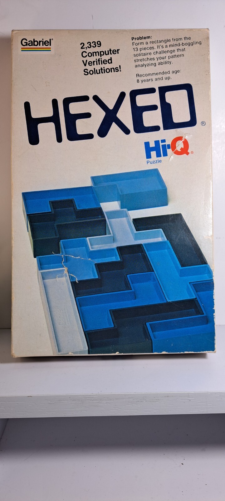 Gabriel HEXED HI-Q PUZZLE GAME Vintage