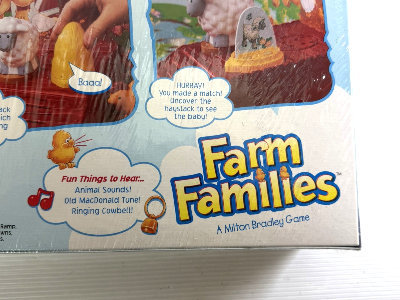 Vintage Milton Bradley 1996 Farm Families Game Electronic Matching Animals NEW
