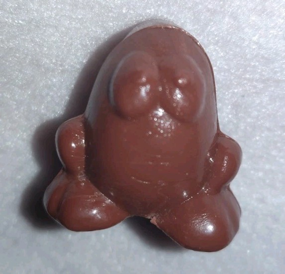 #3 Eggy Original Crazy Bones Magic Box Int. Gogos Crazybones 90s Brown