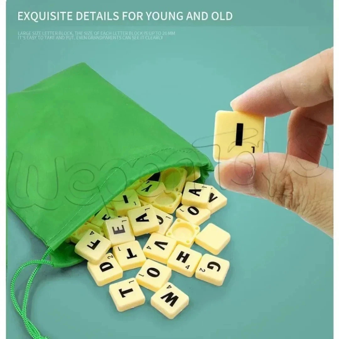 New, sealed, original Scrabble board game for families, children, and adults (ed