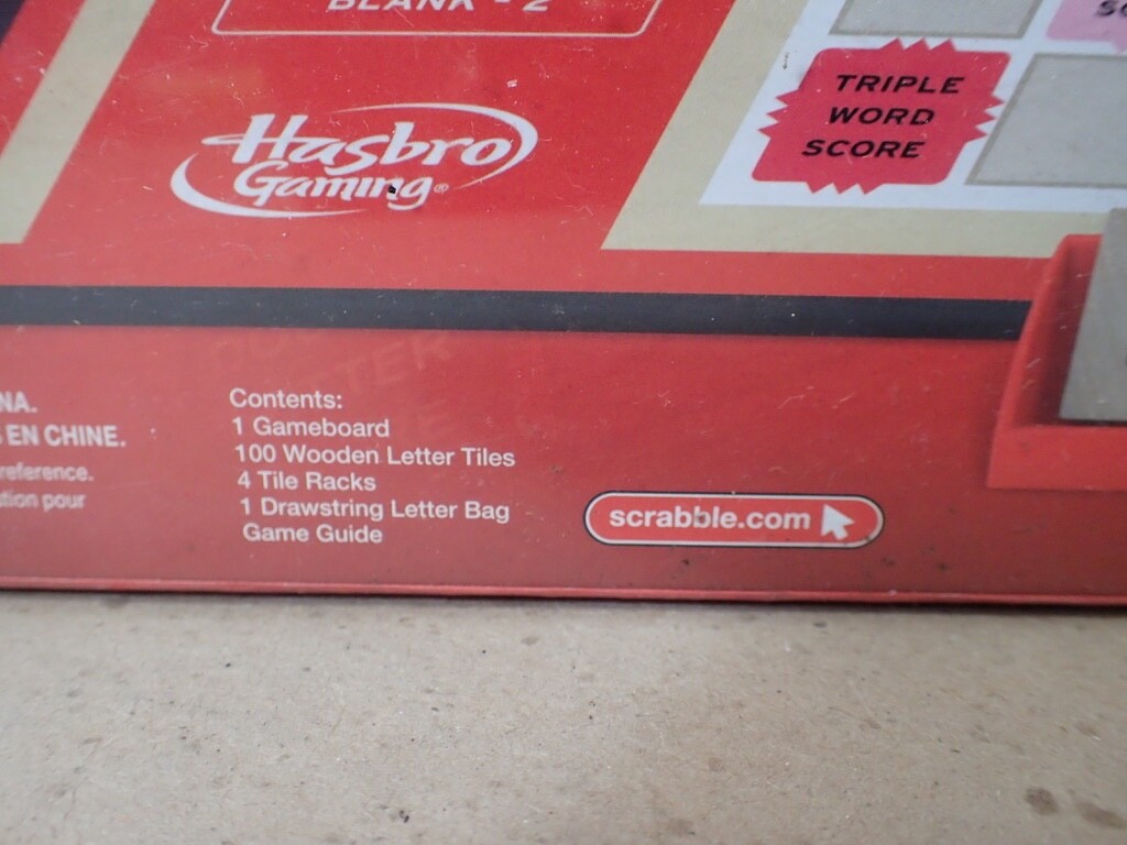 Vintage Hasbro Scrabble Game USA Sealed