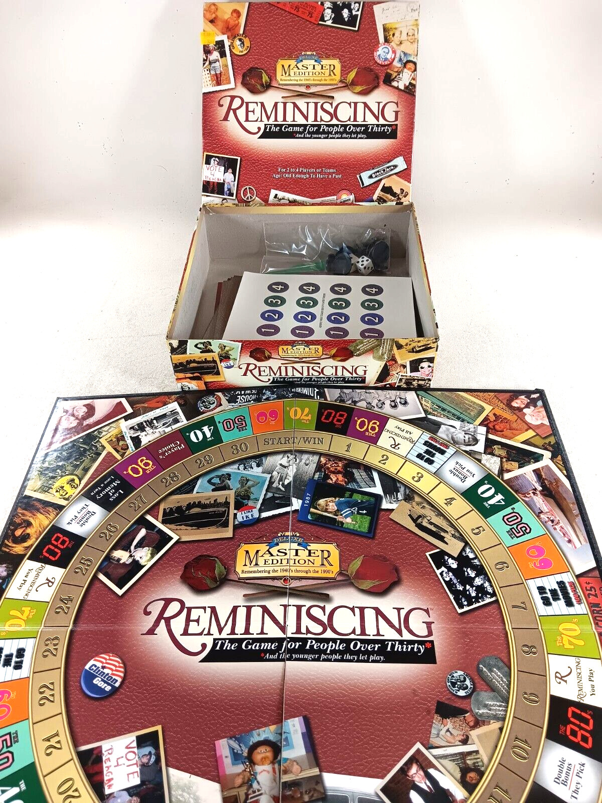 Reminiscing Deluxe Master Edition The Game for People Over Thirty by TDC Games!