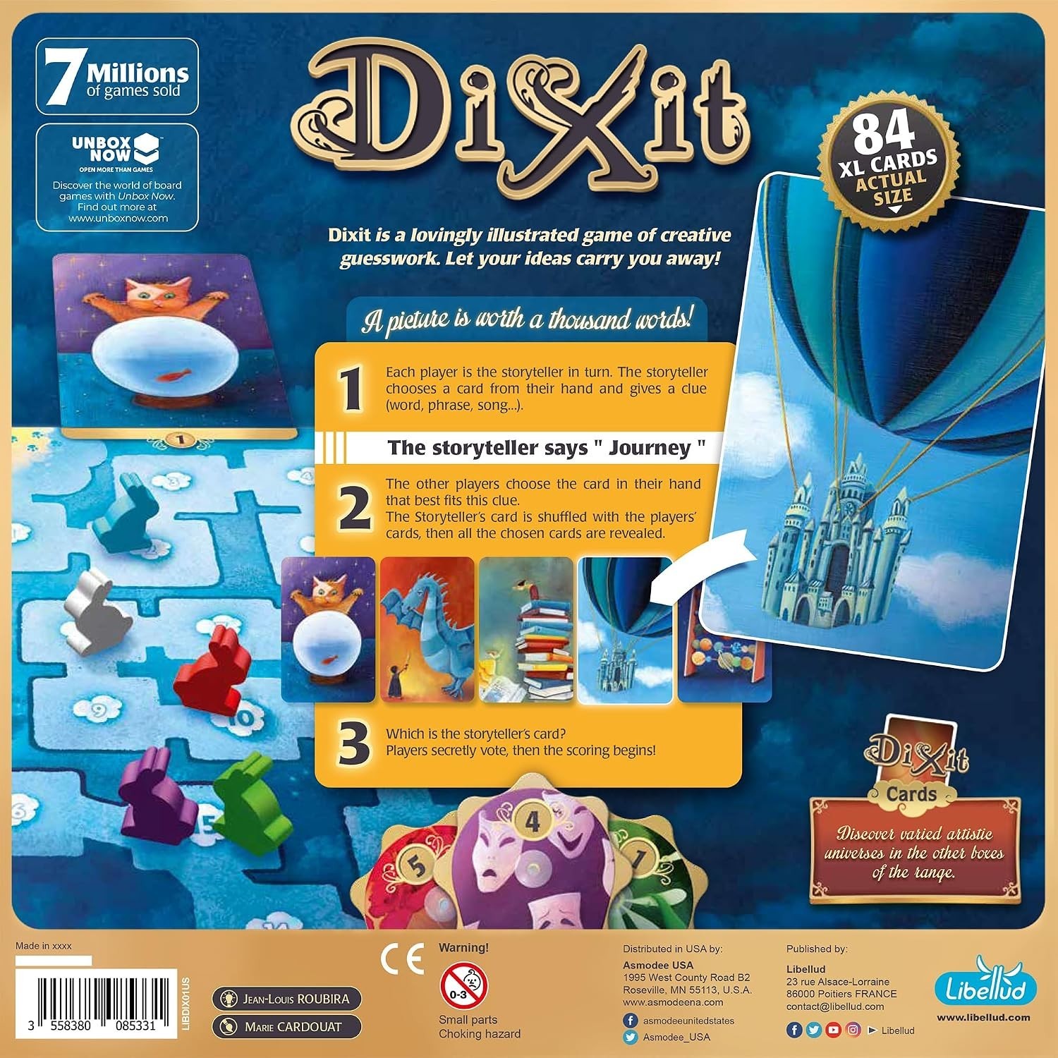 Dixit Board Game (2021 Refresh) – the Award-Winning Game of Imagination, Creativ