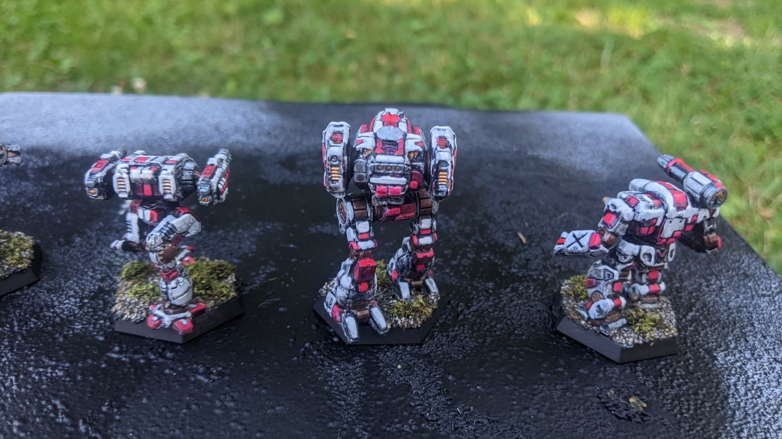 BattleTech: 21st Centauri Lancers Command. 4xModels. Painted.