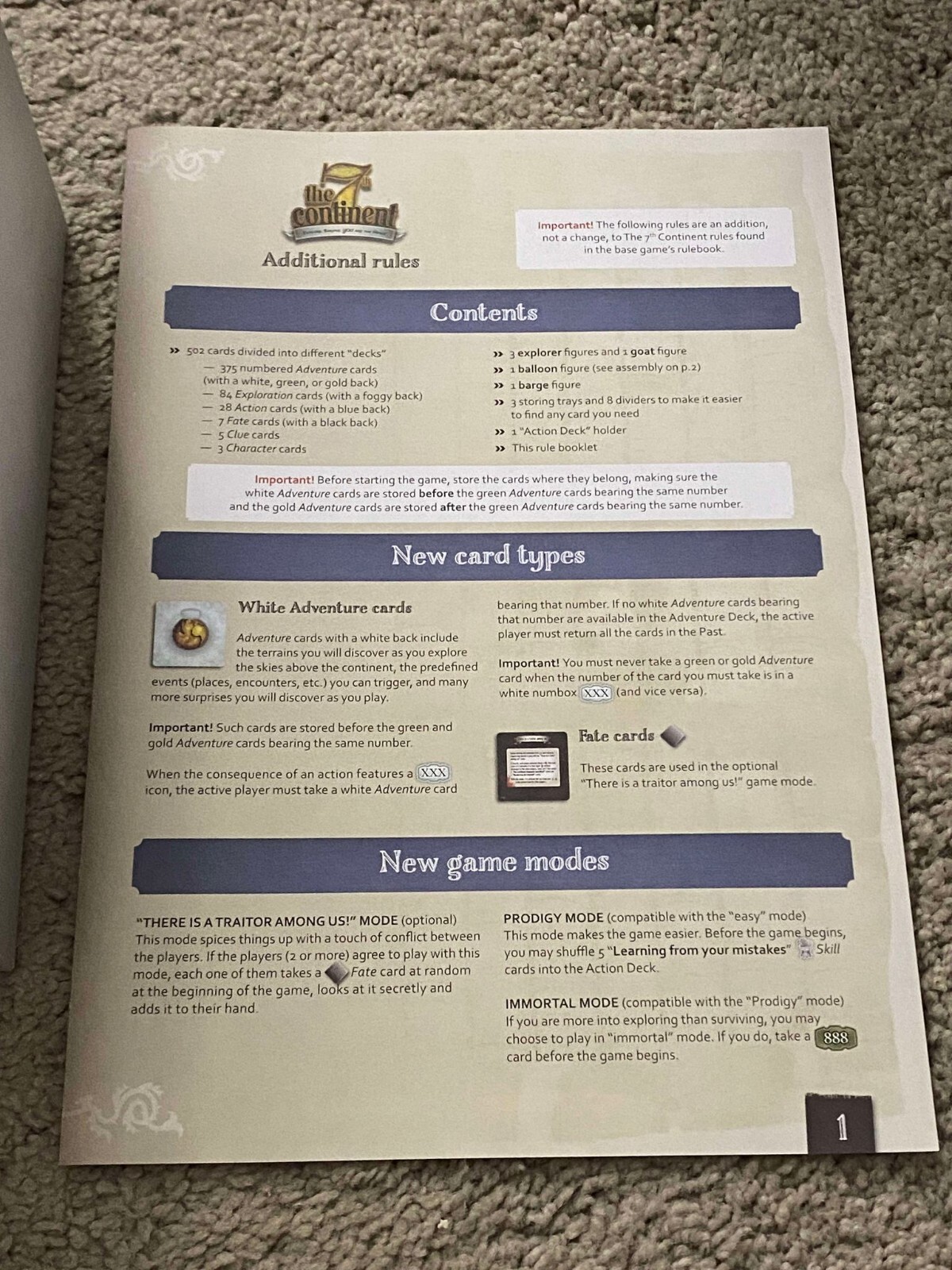 The 7th Continent + What Goes Up Must Come Down + 8 Expansions + more!