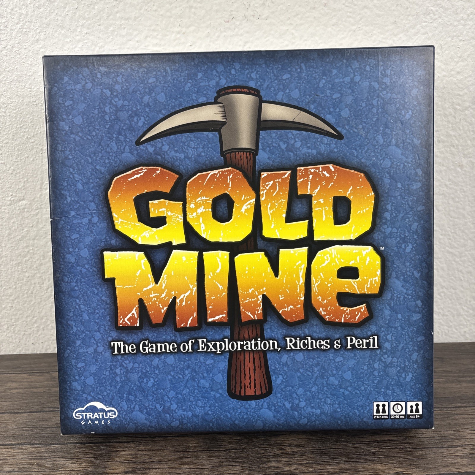 Gold Mine Board Game 2010 Stratus Games 100% Complete Miner Strategy Exploration