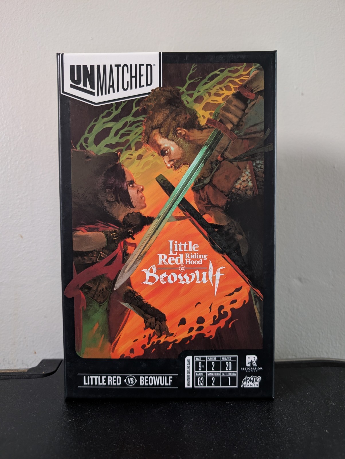 Restoration Games Unmatched Little Red Riding Hood vs Beowulf Board Game