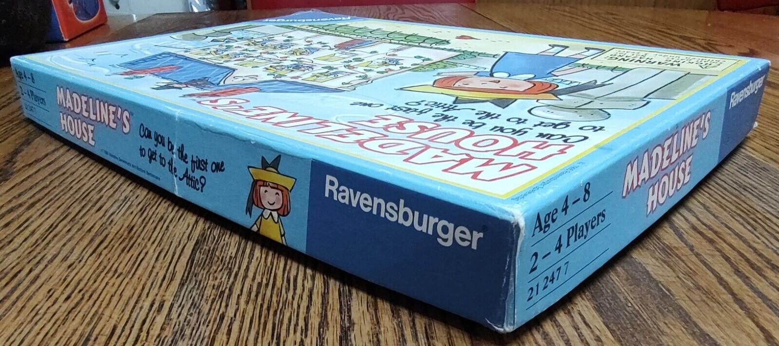 VINTAGE 1995 RAVENSBURGER MADELINE’S HOUSE GAME, #D-88188, 2-4 PLAYERS, AGES 4-8