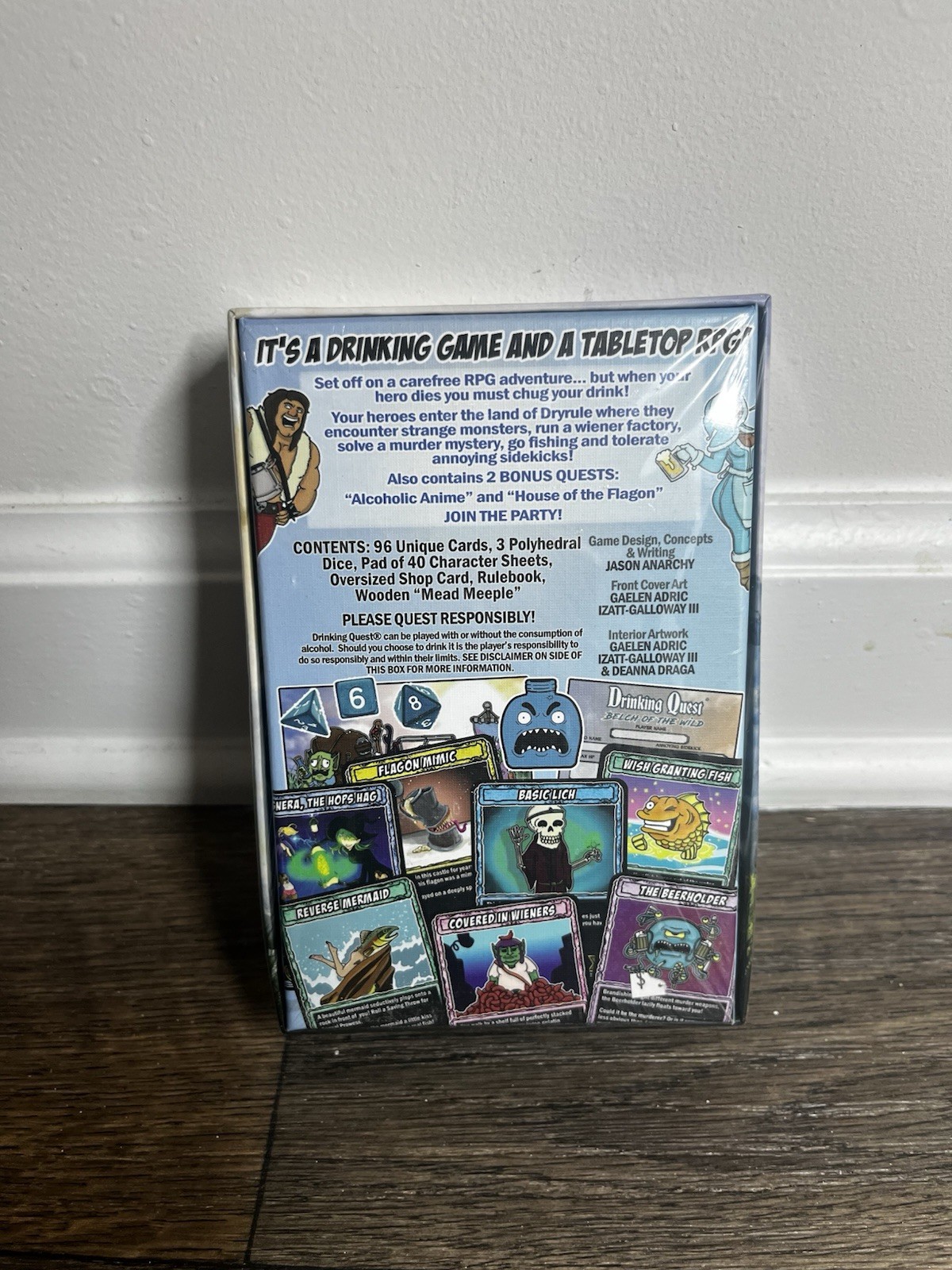 Drinking Quest: Belch of the Wild D&D Style Card Game | Parody & Party Game New