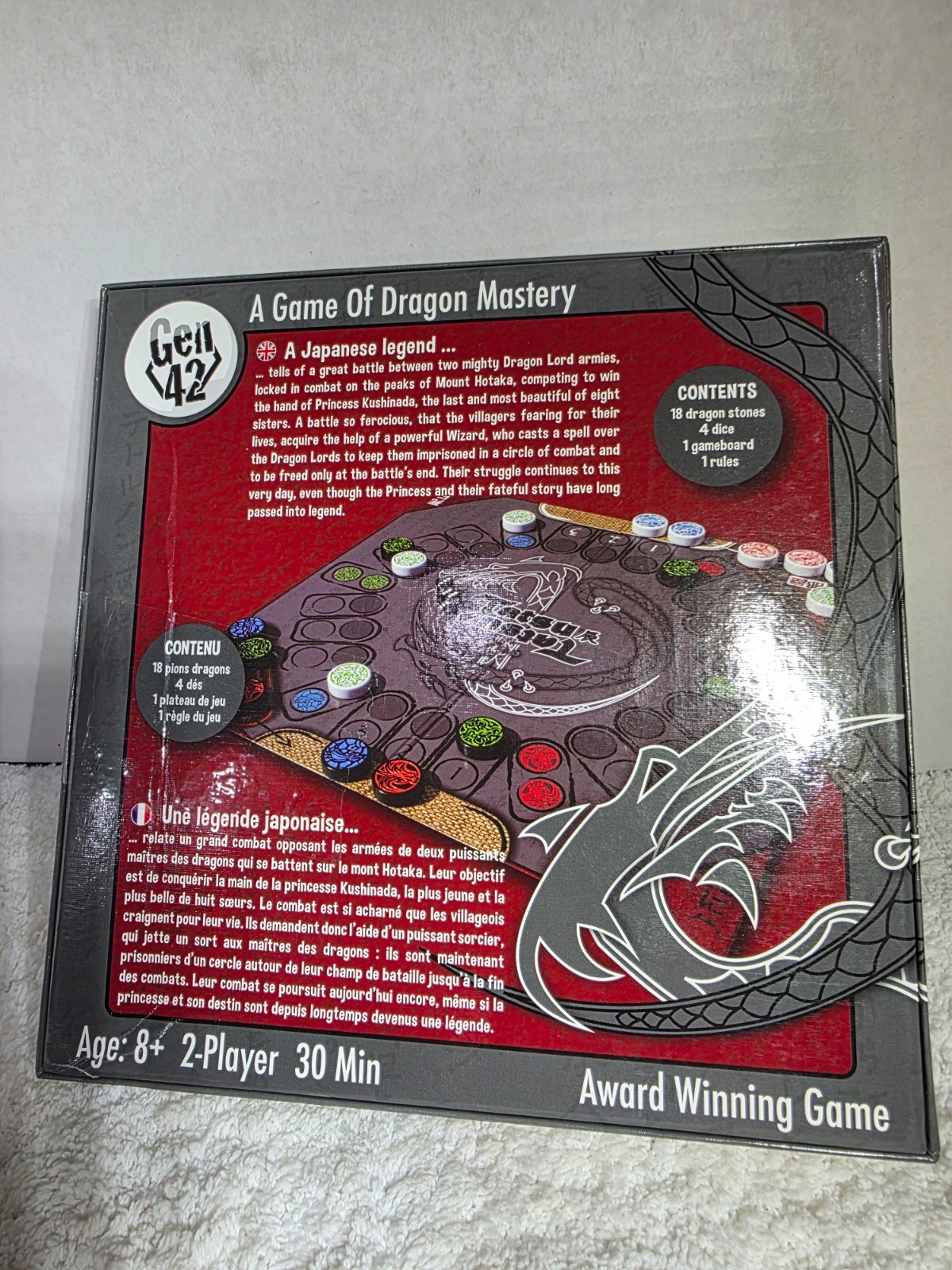Tatsu A Game of Dragon Mastery by John Yianni 2 Players Smartzone Games Gen 42