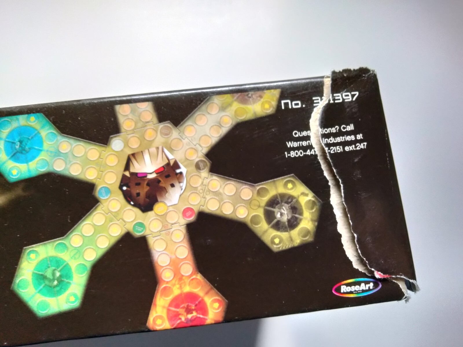 Bionicle Mask Of Light The Board Game Lego AGES 6 UP 2 TO 6 PLAYERS -YEAR 2003