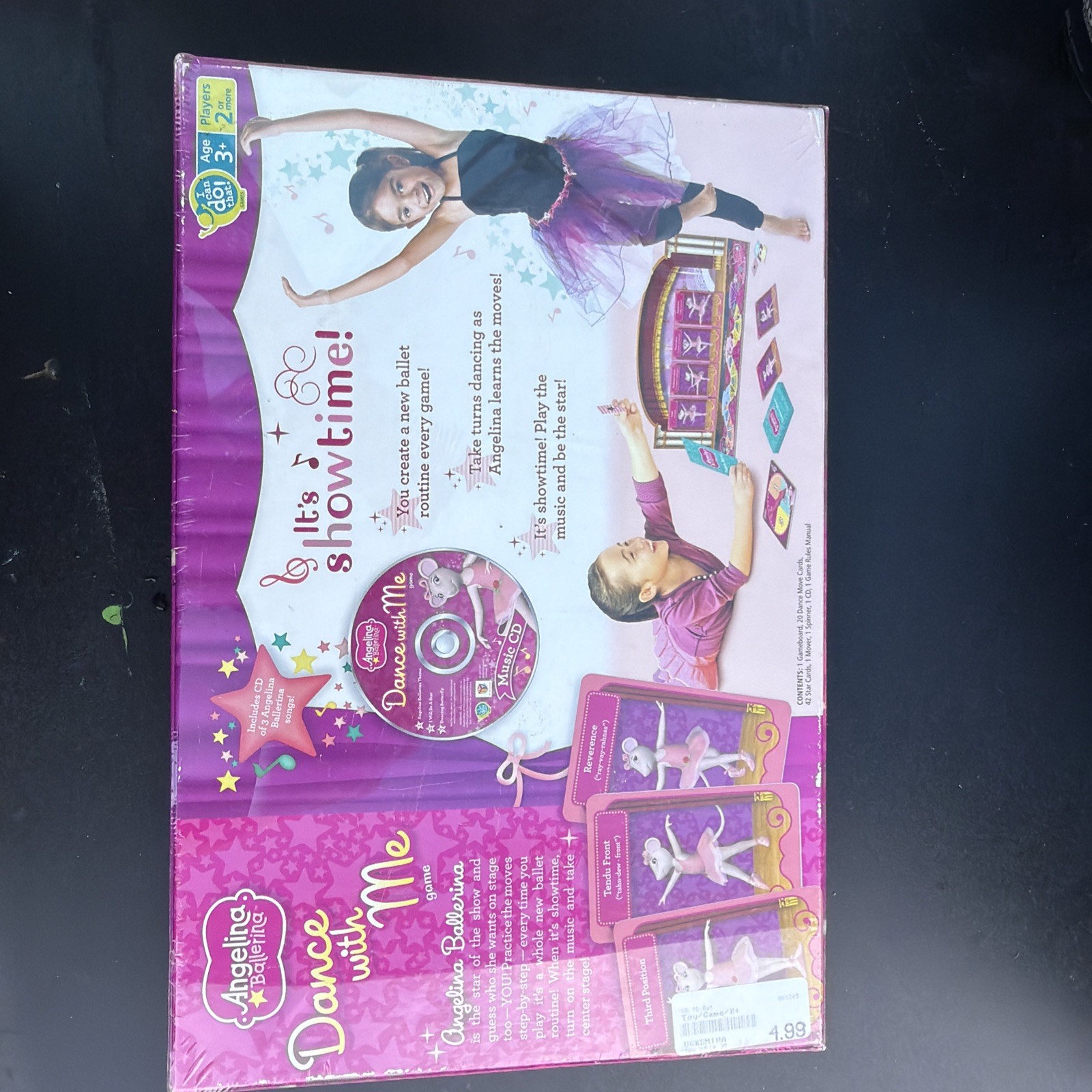 Angelina Ballerina Dance With Me Game With Bonus CD Preschool Dance Routine NEW!
